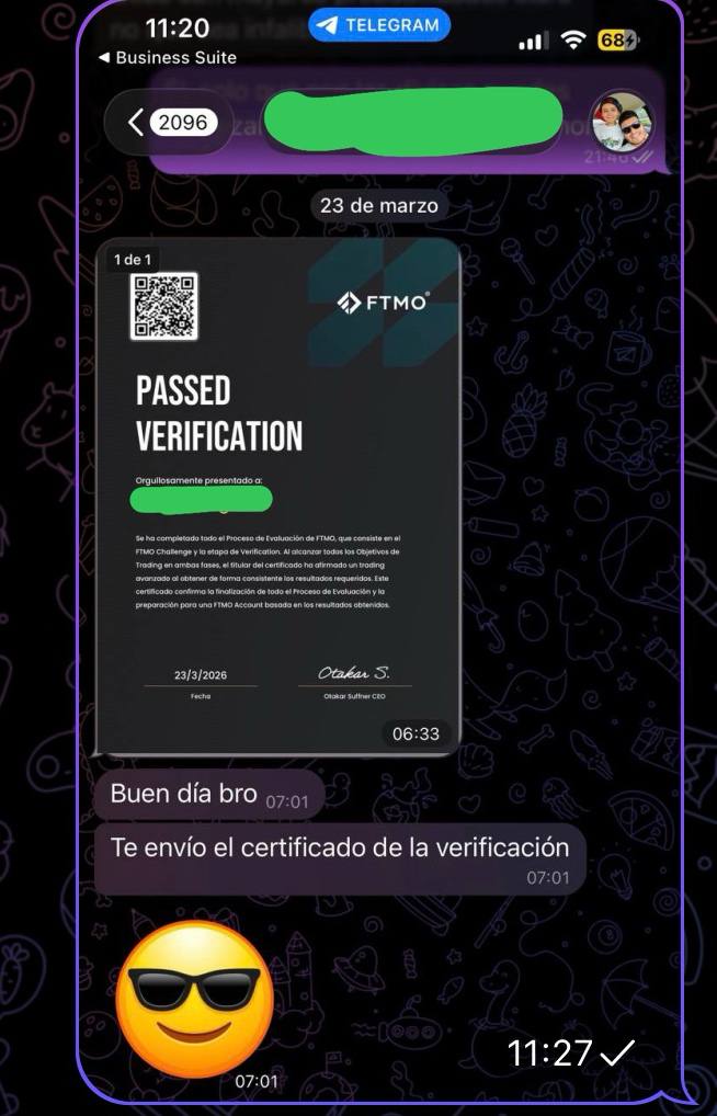 Chat - Passed Verification FTMO