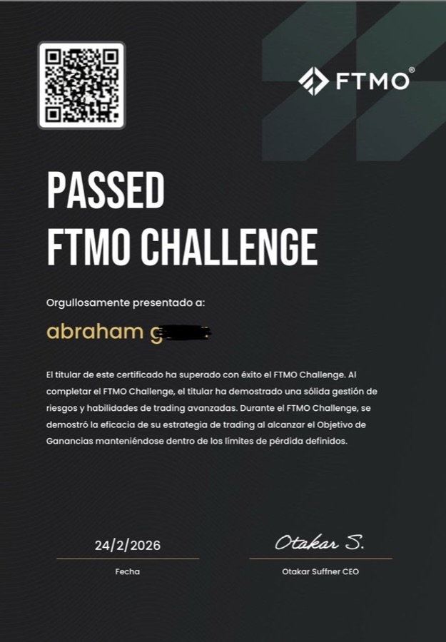 Abraham - Passed FTMO Challenge